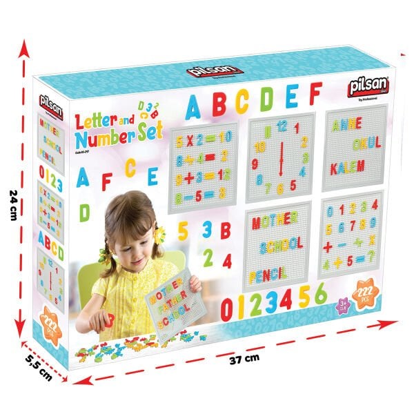 Harf Ve Rakam Seti (222 Parça)