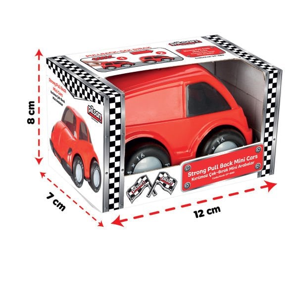 Kırılmaz Çekbırak Mini Araba (Adet)