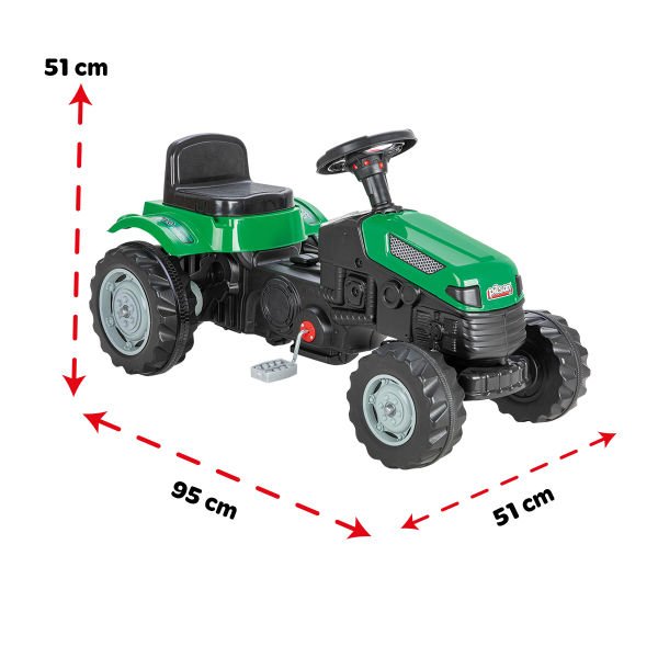 Active Pedallı Traktör Yeşil (07-314)