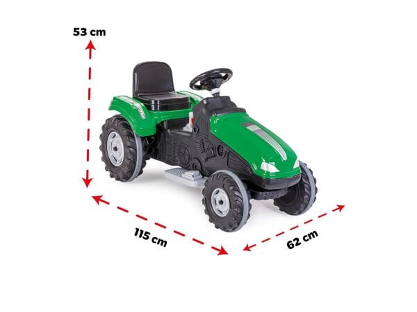 Mega Traktör 12V Akülü Yeşil (05-276)