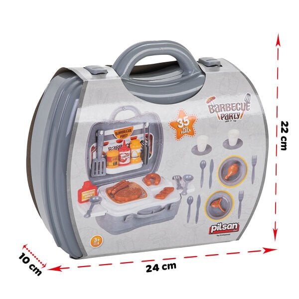 Aksesuarlı Çantalı Barbekü Seti (35 Parça)