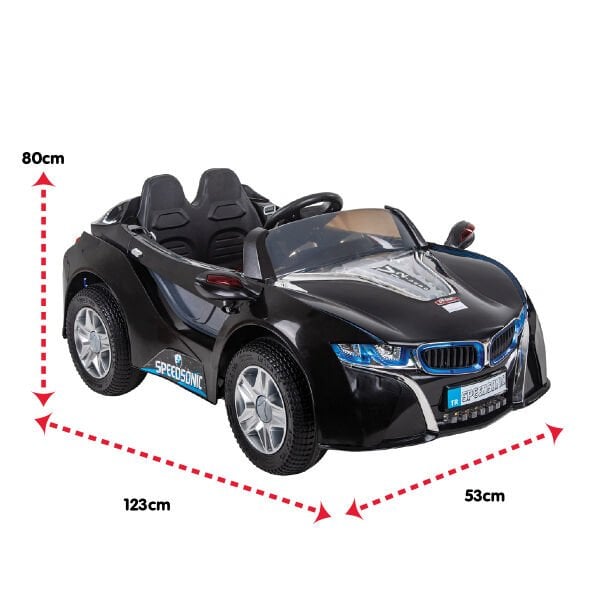 Speedsonic 12V Uzaktan Kumandalı Akülü Araba Siyah(05 293)