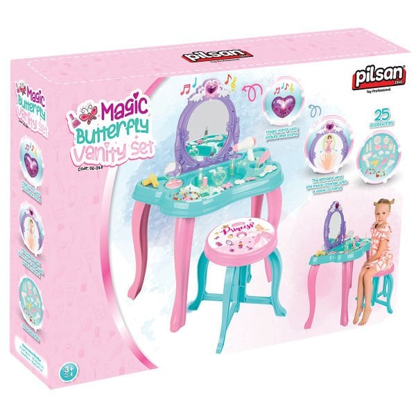Sihirli Kelebek Makyaj Masası Pembe (06 048)
