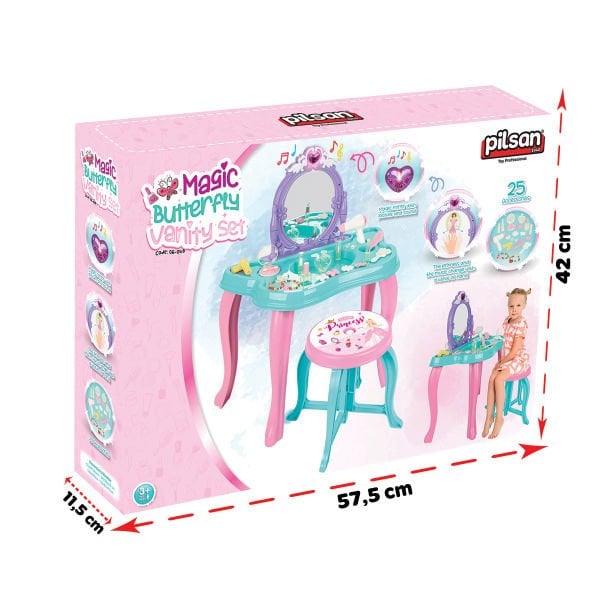 Sihirli Kelebek Makyaj Masası Pembe (06 048)