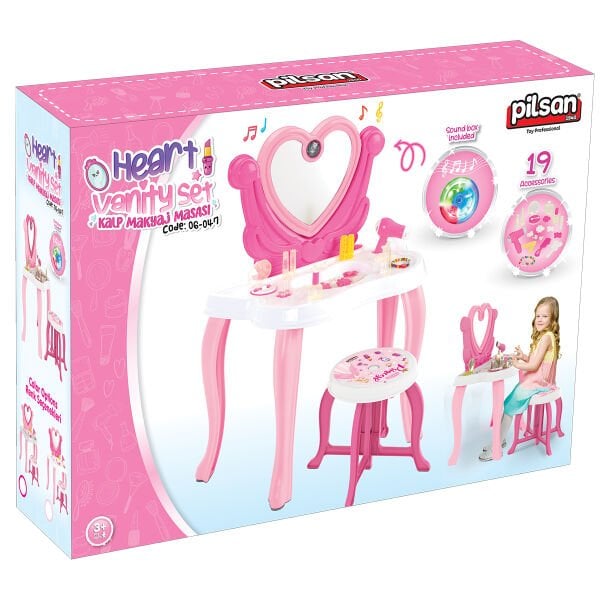 Kalp Makyaj Masası