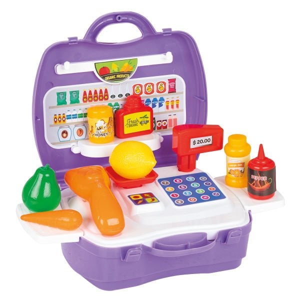 Aksesuarlı Çantalı Market Seti (24 Parça)