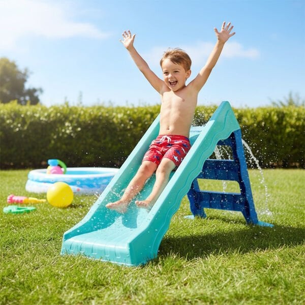 Katlanabilir Dalgalı Su Kaydırağı