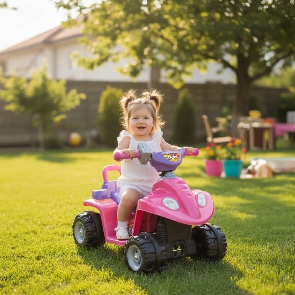 Spark 6V Akülü Atv Metalik Pembe (05 277)