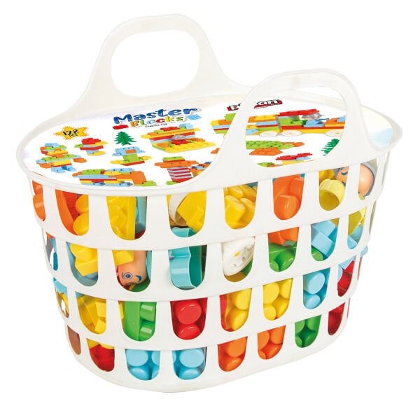 Aksesuarlı Master Bloklar Sepetli (128 Parça)