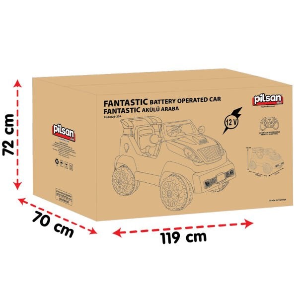 Fantastik 12V Uzaktan Kumandalı Akülü Araba