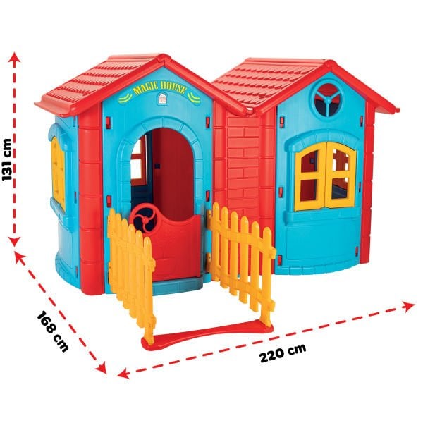İkili Sihirli Ev Gri (06-195)