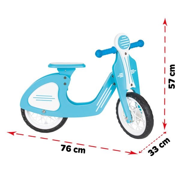 Retro Scooter Bisiklet Mavi (02-002)