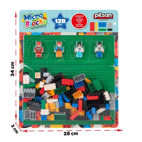 Aksesuarlı Micro Bloklar (120 Parça)