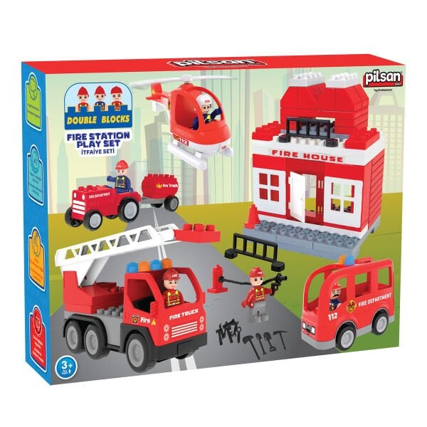 Double Blocks İtfaiye Seti