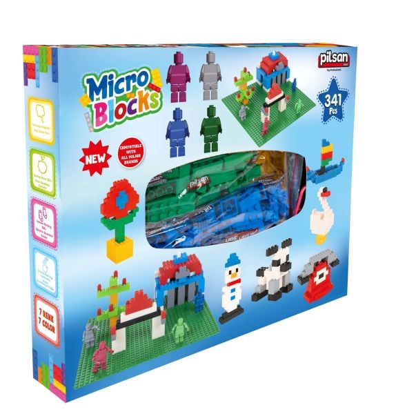 Akrobat Adamlı Micro Bloklar (341 Parça)