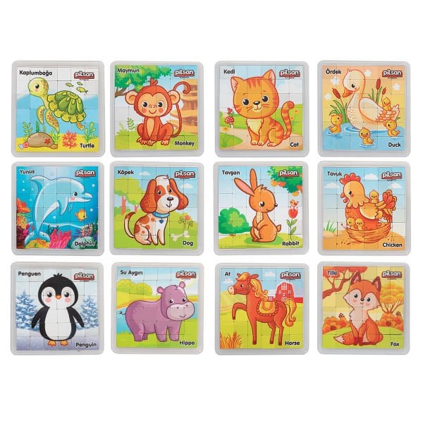 Kare Puzzle 36 Parça (Adet)