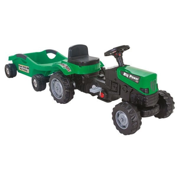 Power Pedallı Big Trolley Traktör