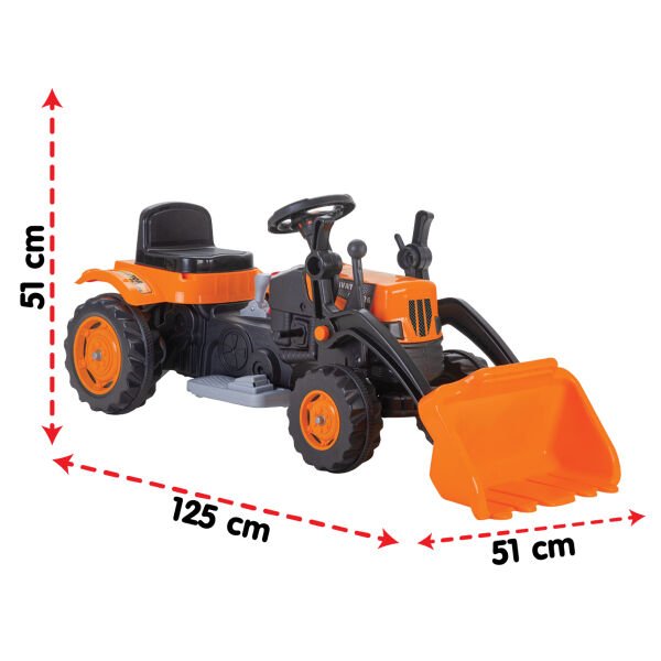 Excavator Pls-26 Kepçeli 6v Akülü Traktör