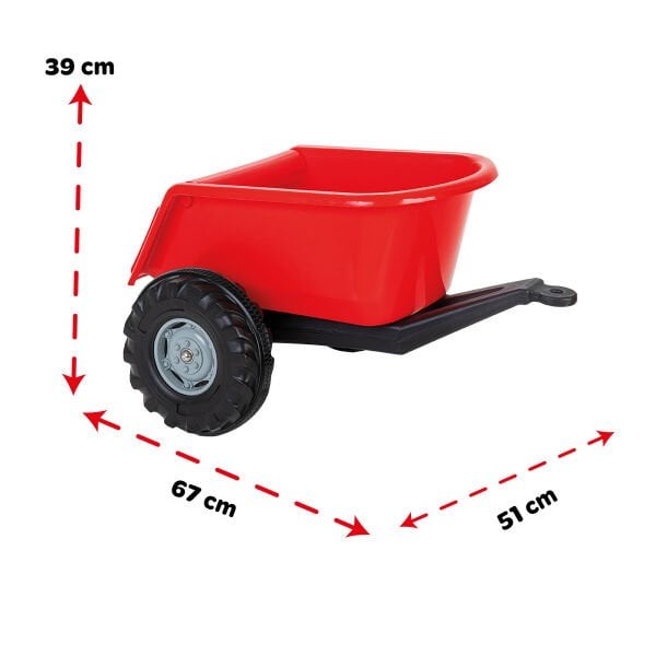 Büyük Traktör Römork Yeşil (07-295)