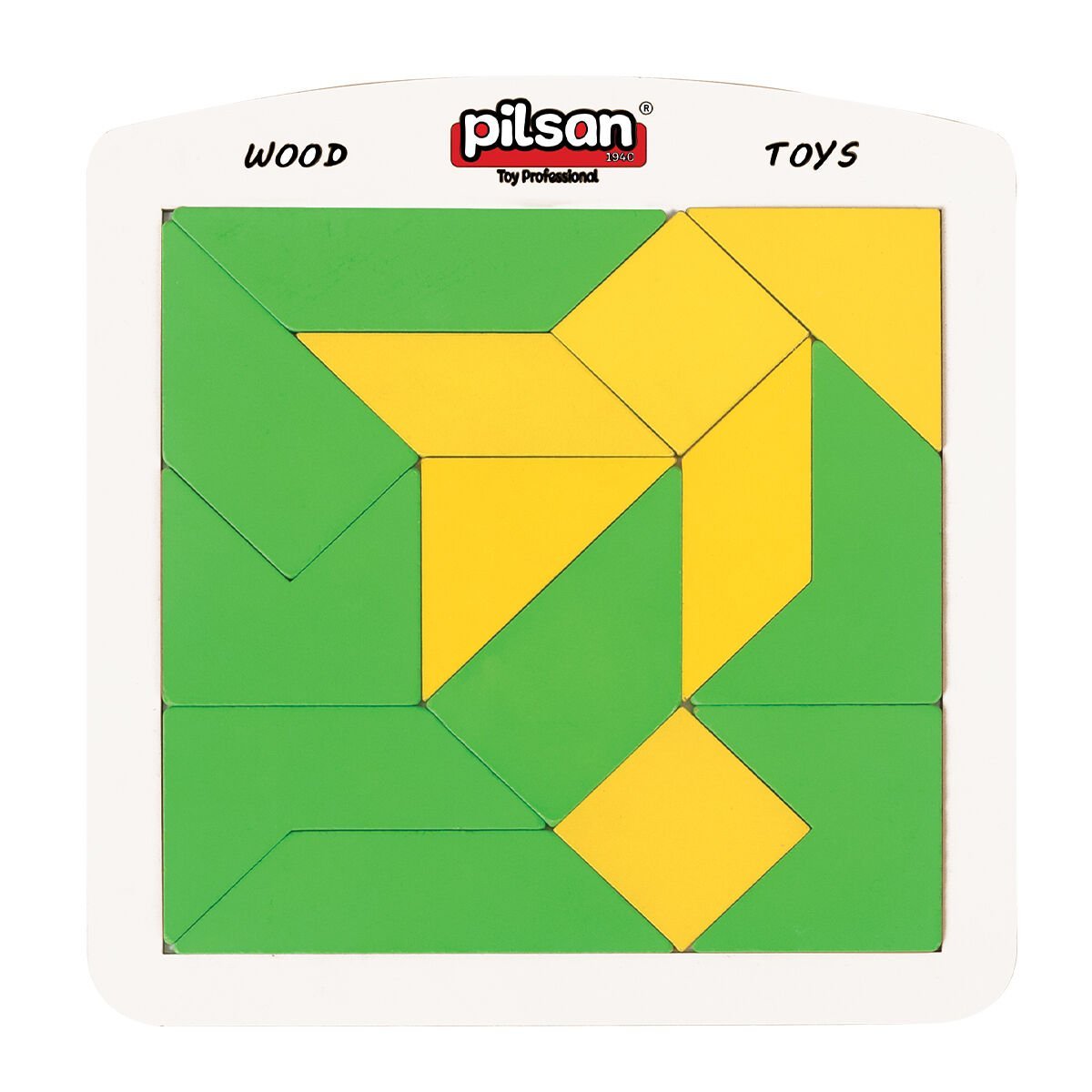 Desen Kartlı Tangram