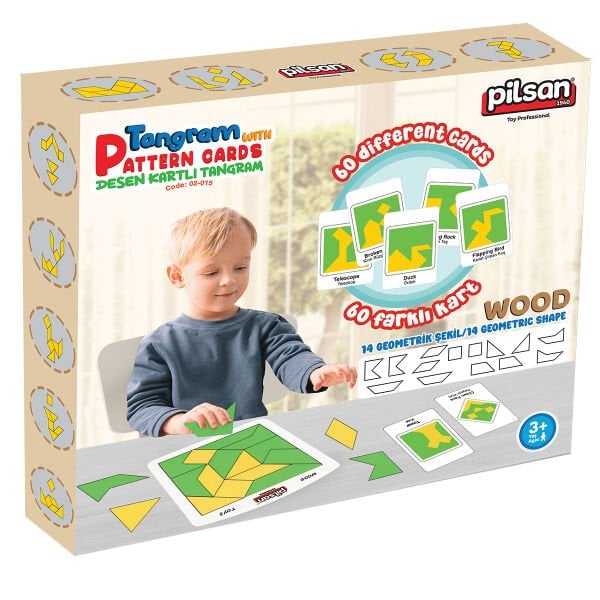 Desen Kartlı Tangram