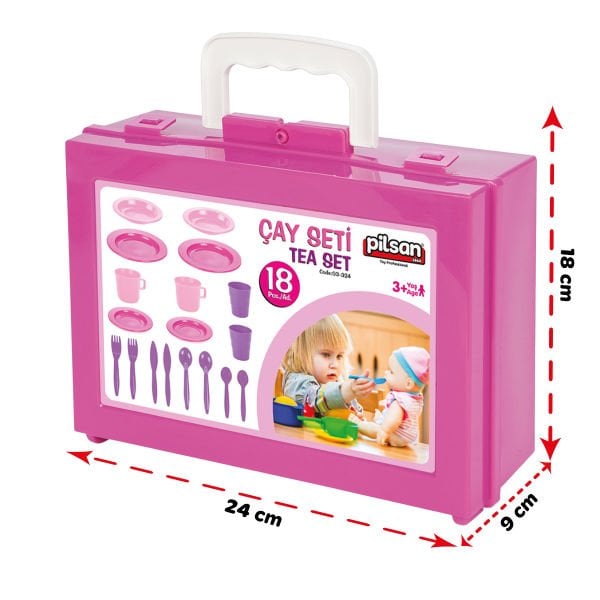 Çantalı Çay Seti (18 Parça)