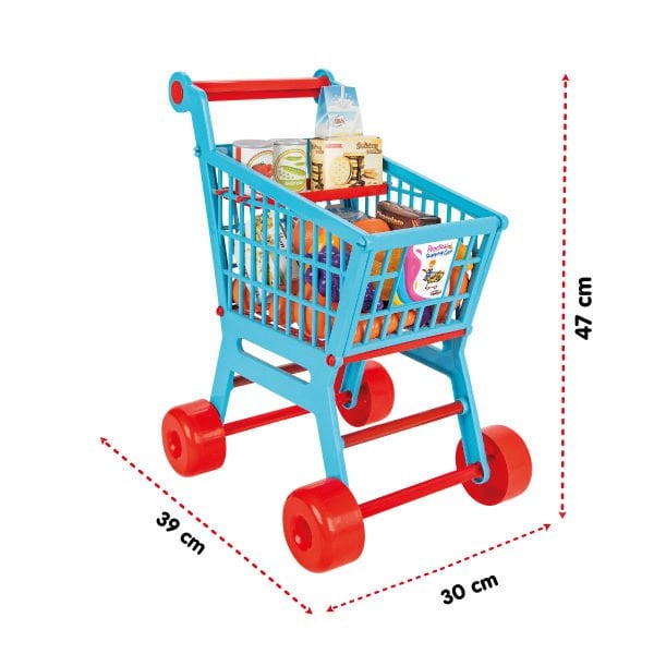 Pratik Market Arabası Pembe (07-608)
