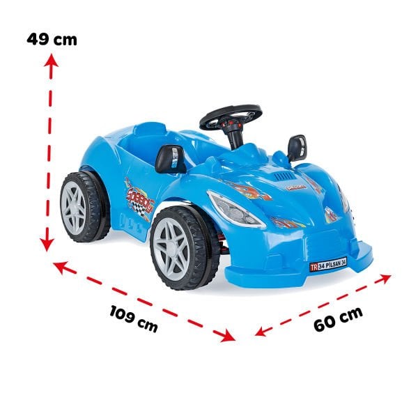 Speedy Pedallı Araba Kırmızı (07-312)