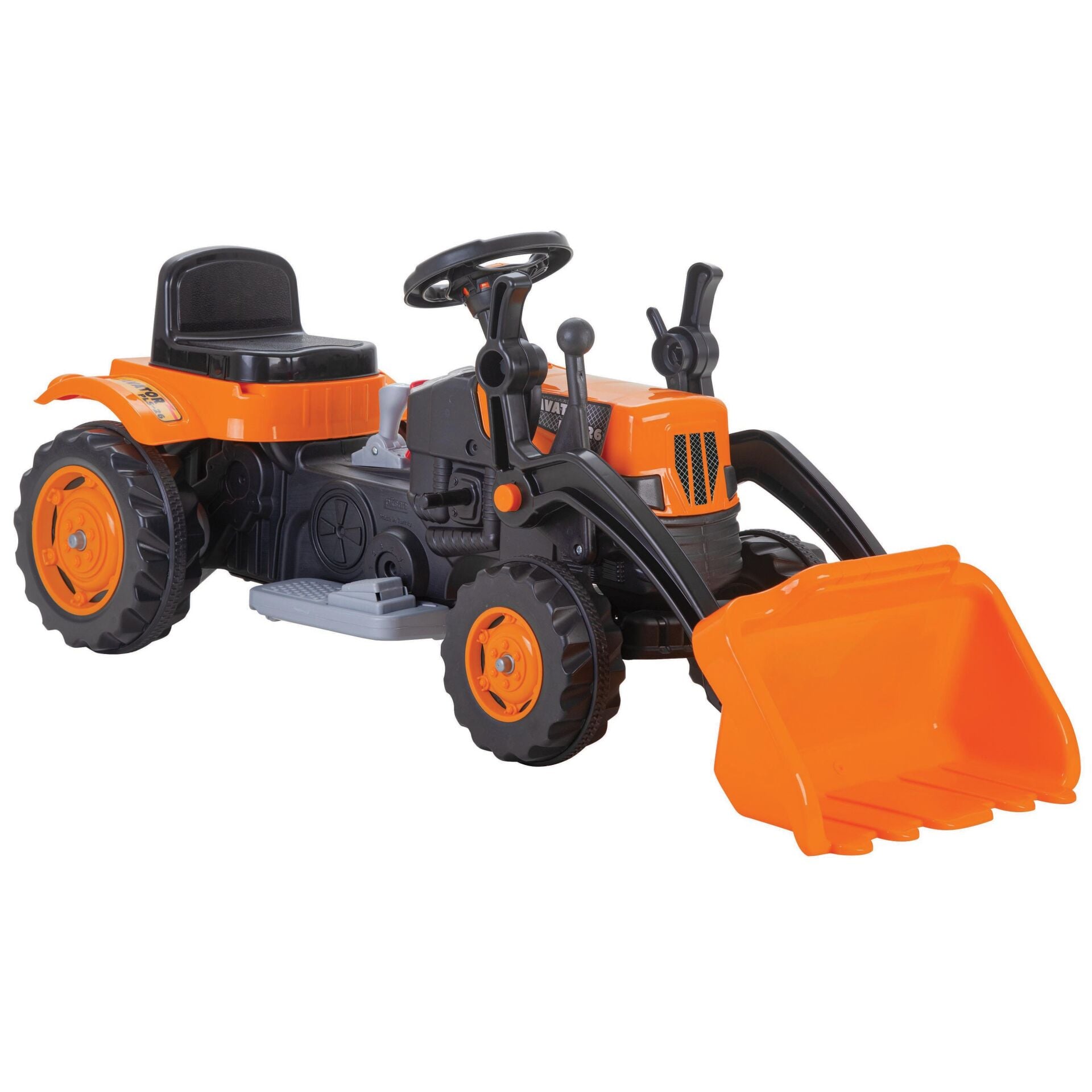 Excavator Pls-26 Kepçeli 6v Akülü Traktör 05 124 Turuncu