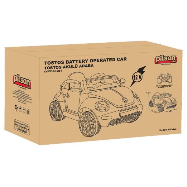 Tostos 12V Uzaktan Kumandalı Akülü Araba